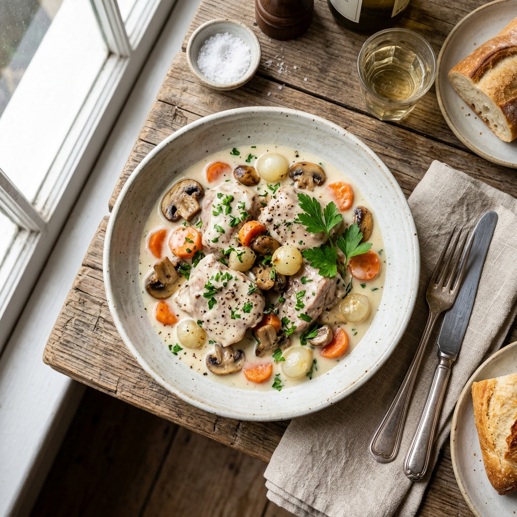 Blanquette de veau à l'ancienne