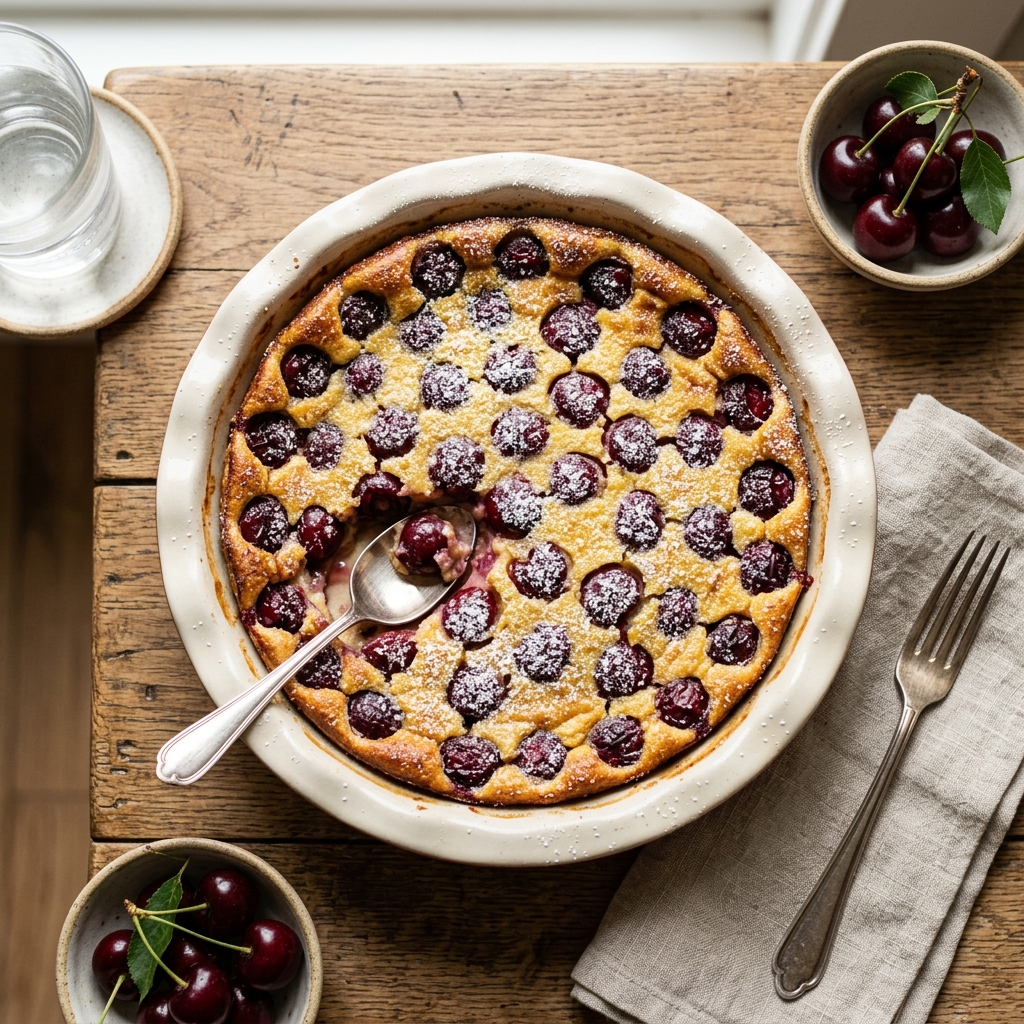 Clafoutis aux cerises limousin
