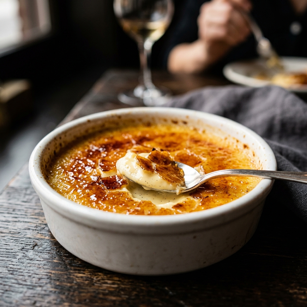 Crème brûlée à la vanille bourbon