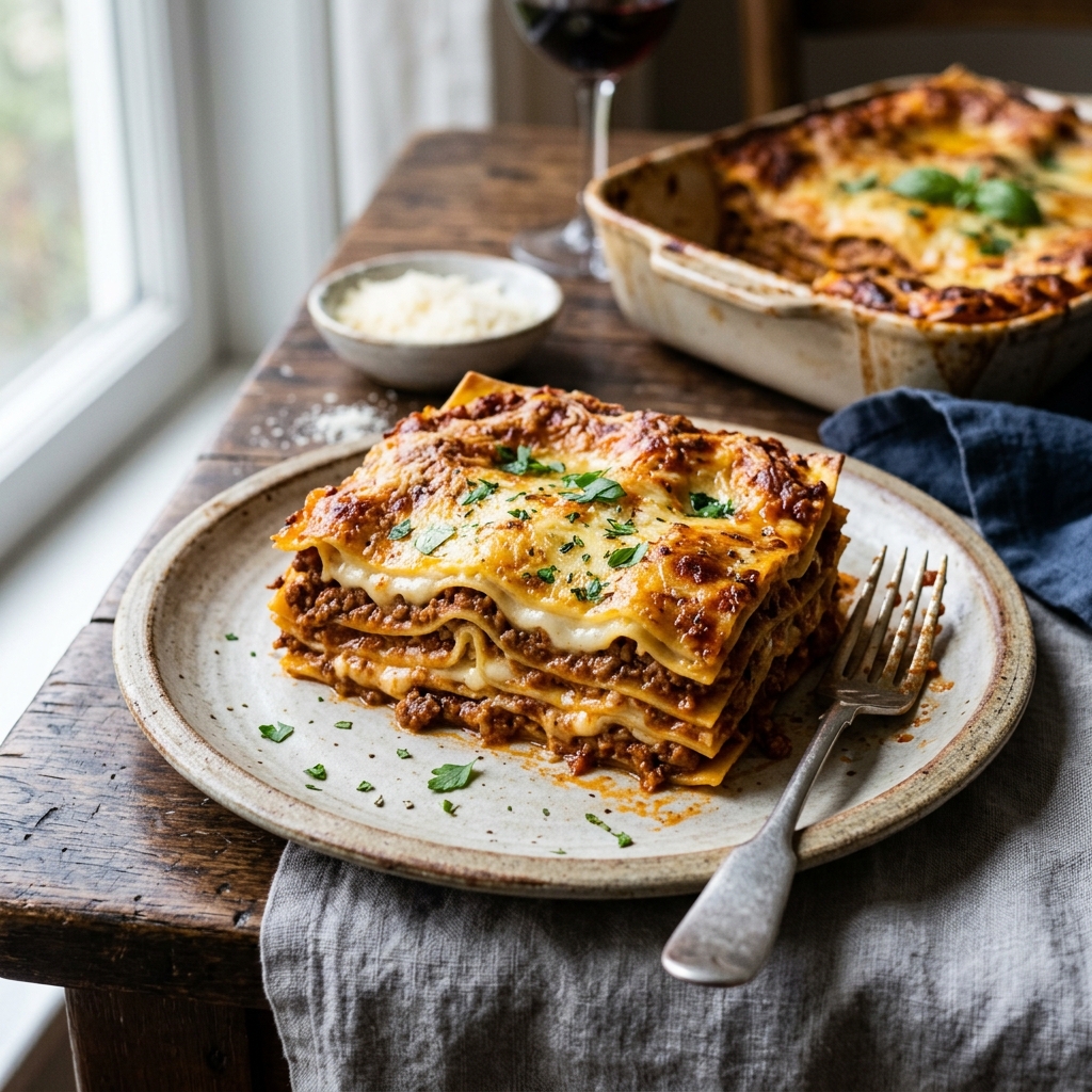 Lasagnes bolognaises traditionnelles