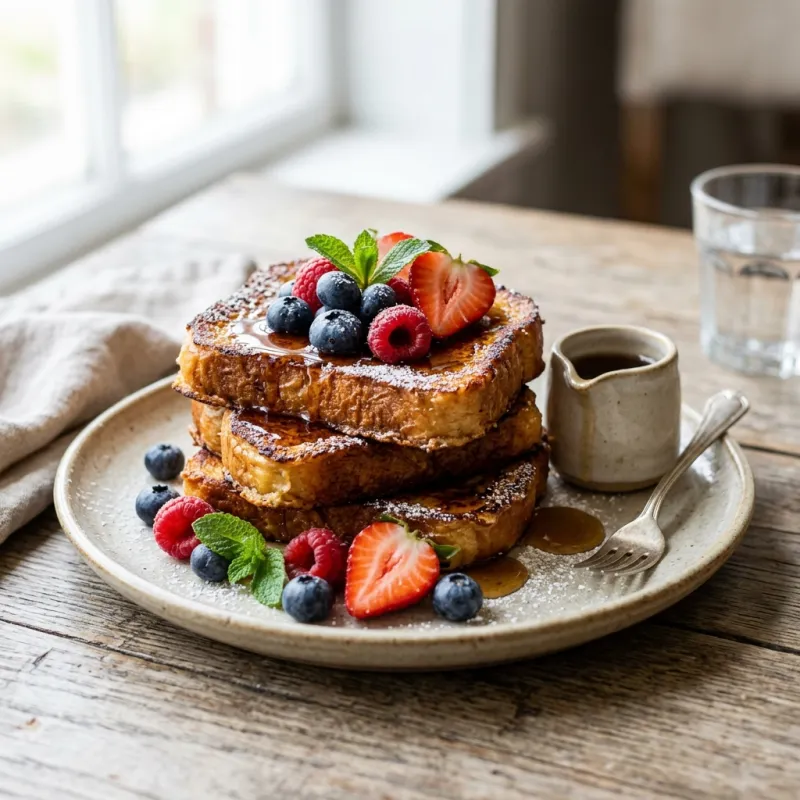 Pain perdu gourmand de grand-mère