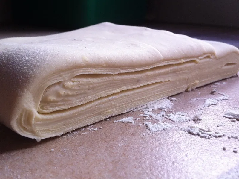 Pâte feuilletée rapide (Méthode Escoffier)